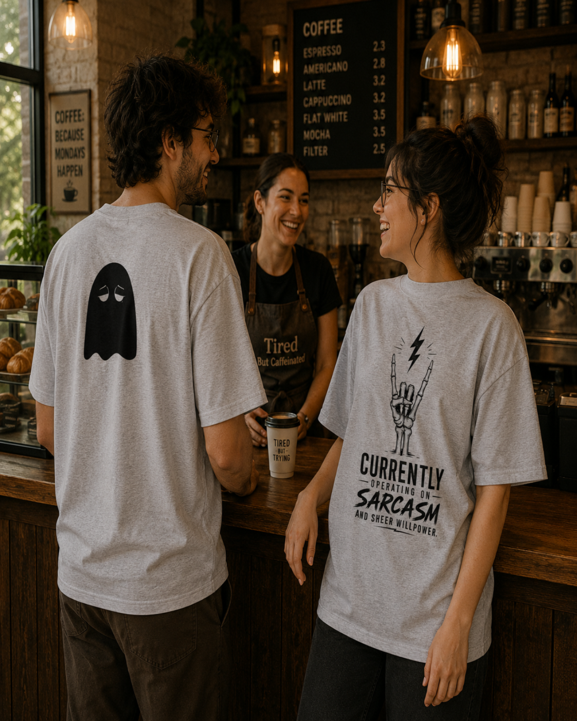 Sarcasm Survival Mode Tee — Running on Wit & Willpower