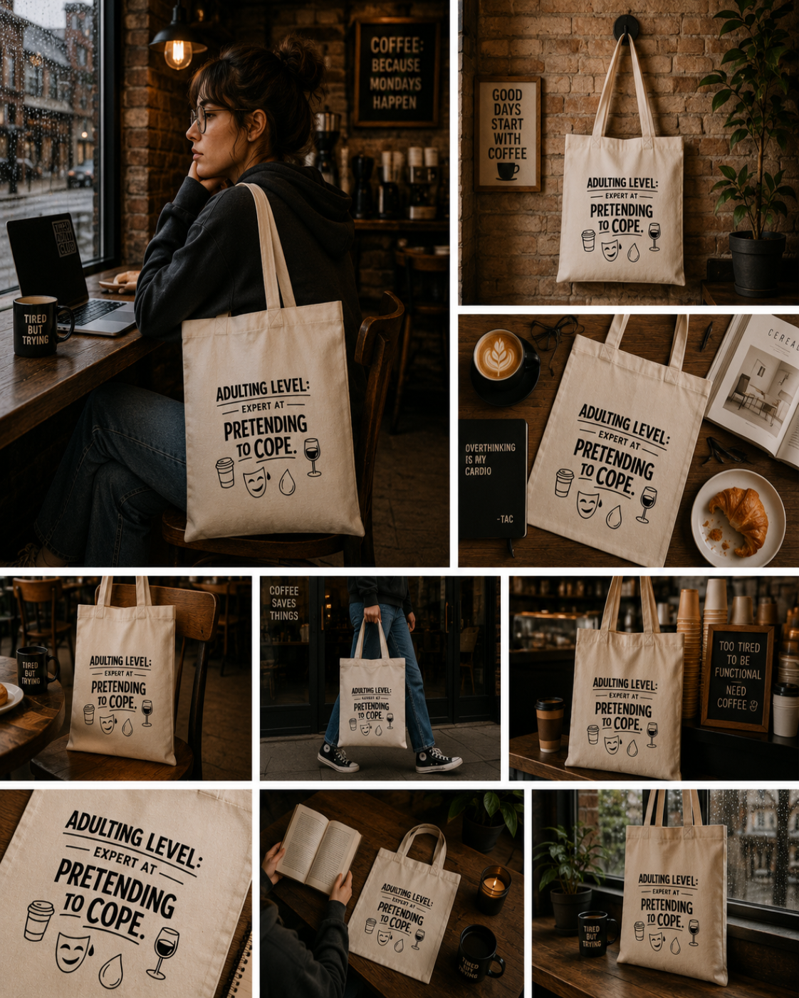 Adulting Survival Tote: Expert Level Coping