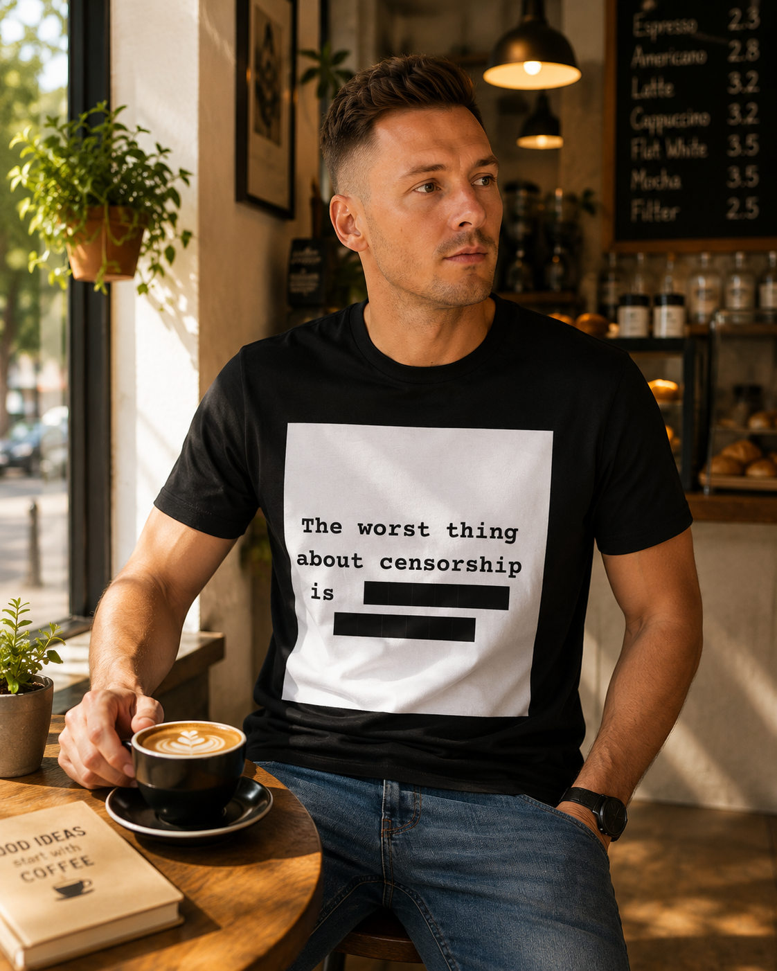 Blank Says It All Tee
