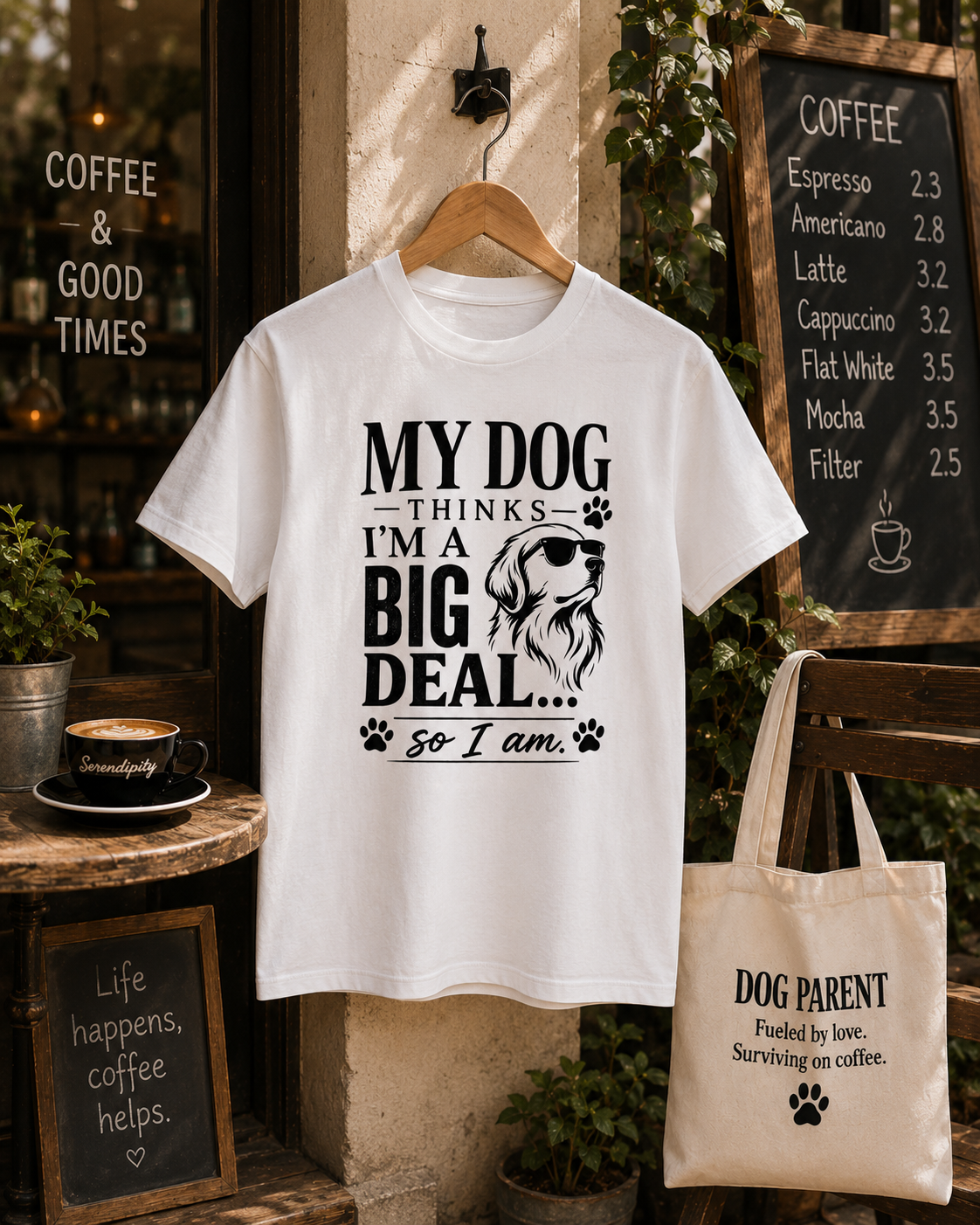 Big Deal Energy Unisex Tee — The Dog’s Favourite Human