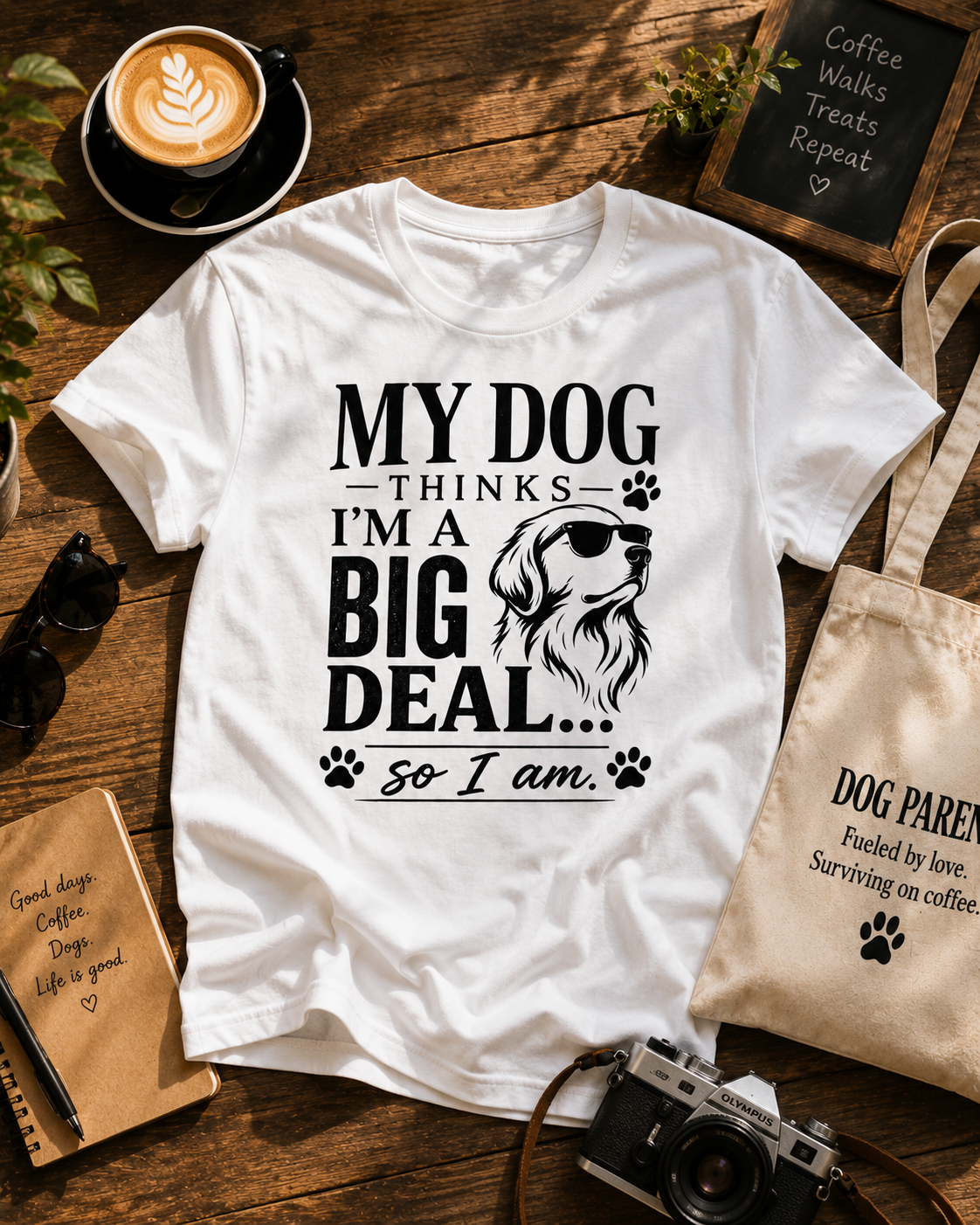Big Deal Energy Unisex Tee — The Dog’s Favourite Human