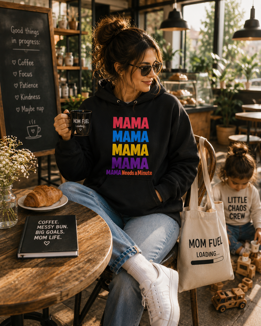 Mama Needs a Minute Hoodie