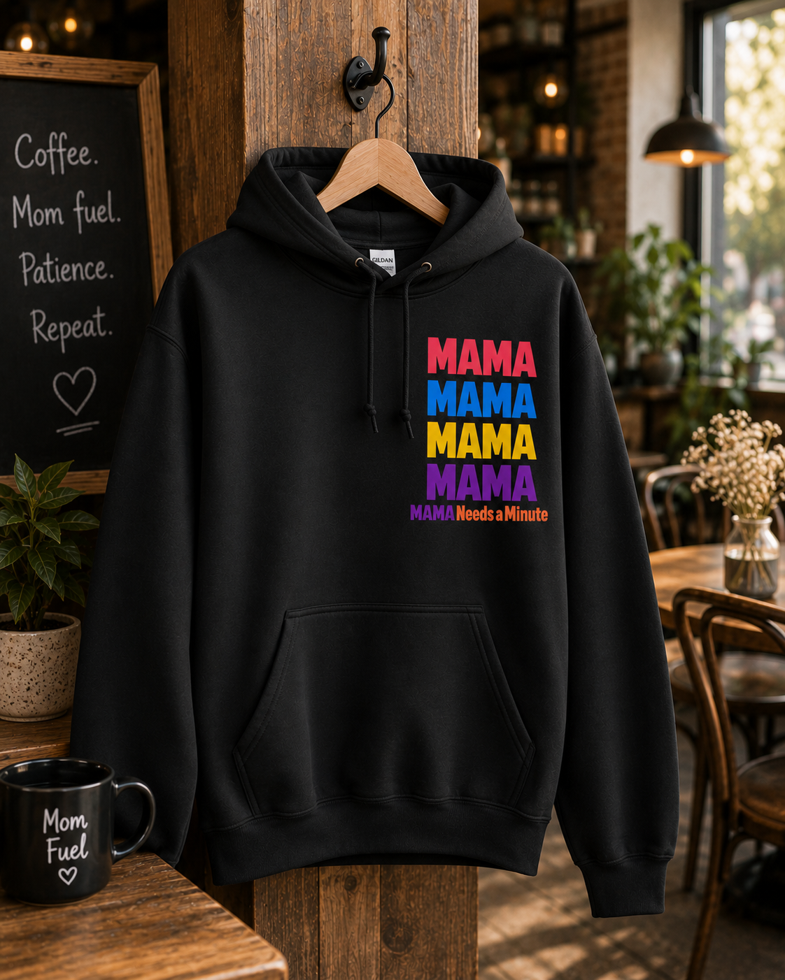Mama Needs a Minute Hoodie