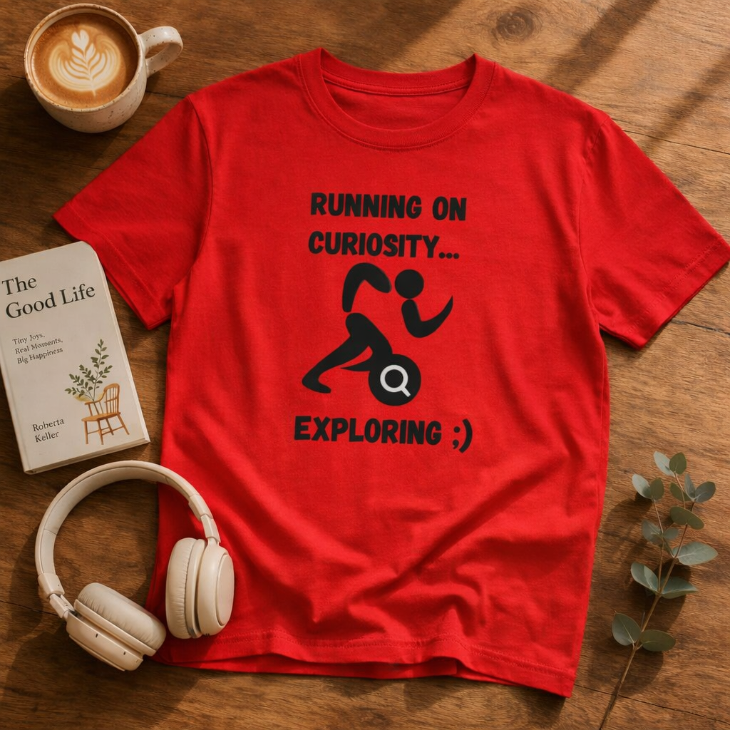 Curiosity Runs Here Tee