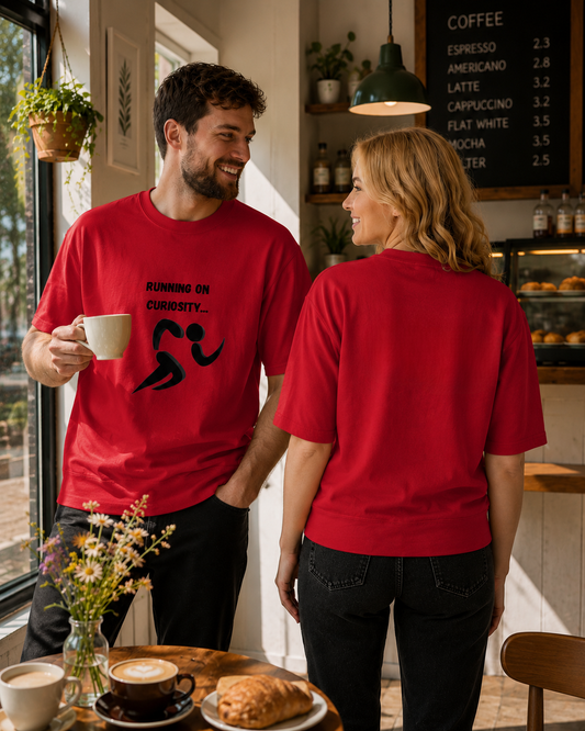 Curiosity Runs Here Tee